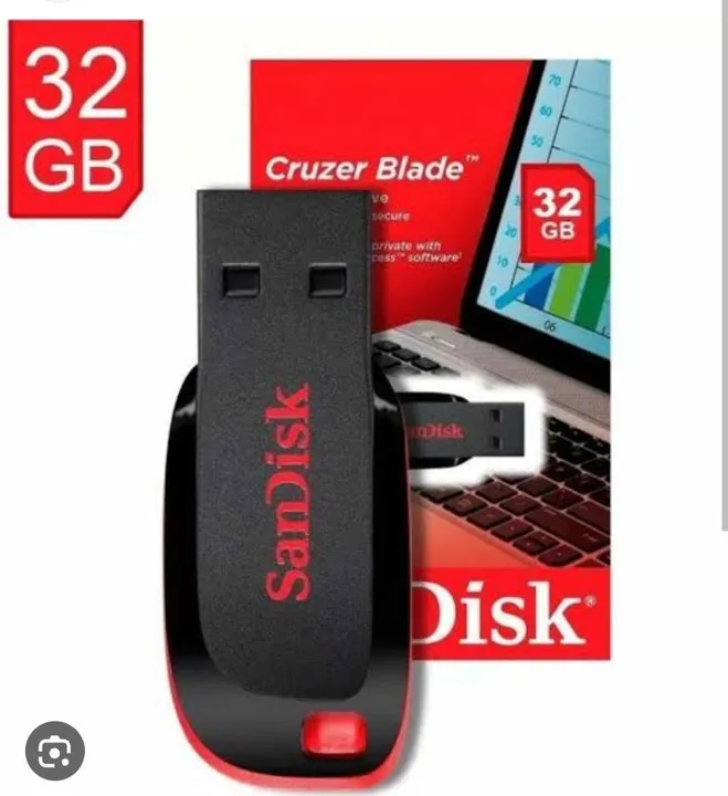 SanDisk pendrive 32 gb uploaded by business on 12/23/2023