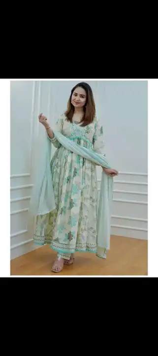 Anarkali suit set  fabric:- cotten  uploaded by Mahi fashion on 12/23/2023