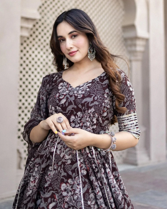 Anarkali sharara suit with duppta  uploaded by business on 12/23/2023