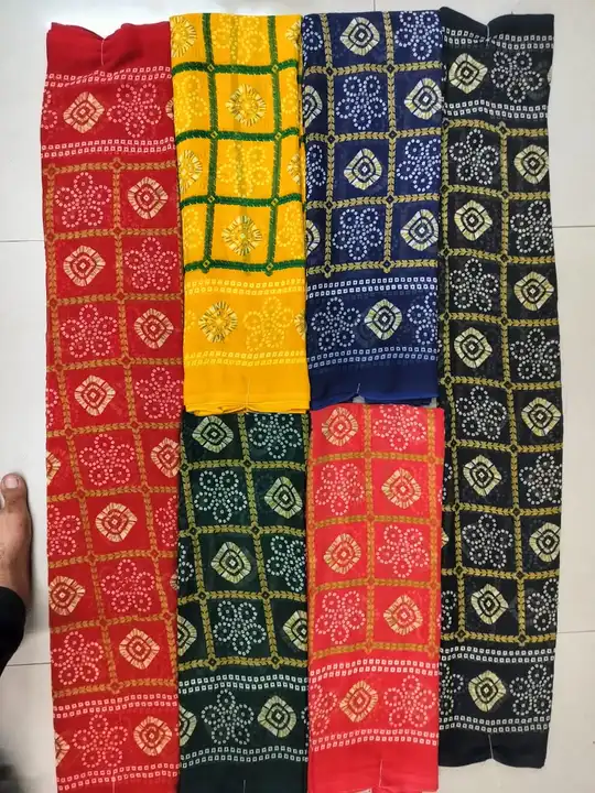 Print sarees uploaded by Shree kamdhenu textile on 12/23/2023