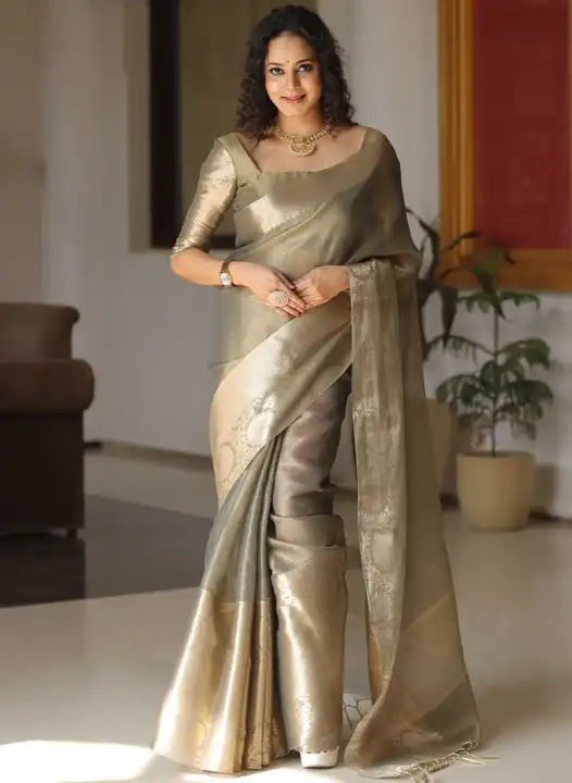 Banarasi Tissue Silk  uploaded by business on 12/23/2023