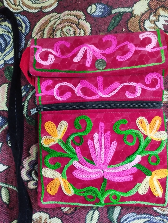 hand bags with kashmiri artwork  uploaded by Mumtaaz collection's  on 12/23/2023