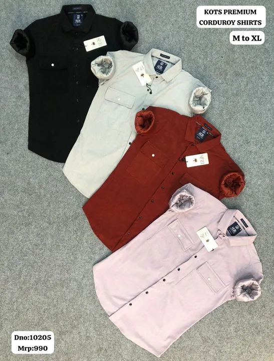 Corduroy cargo shirts  uploaded by business on 12/23/2023