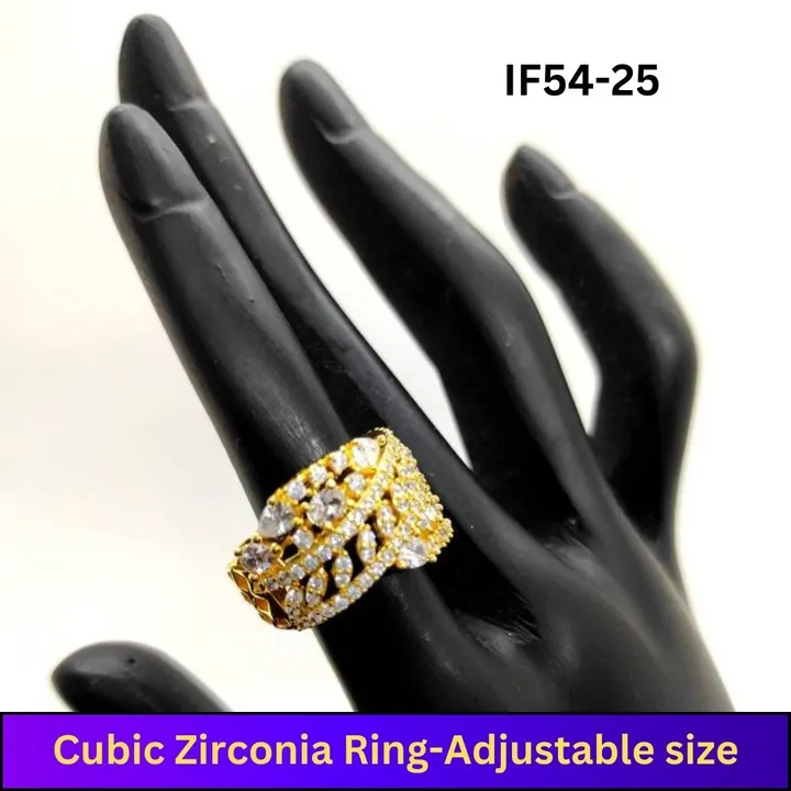 Premium quality cubic zirconia rings uploaded by business on 12/23/2023