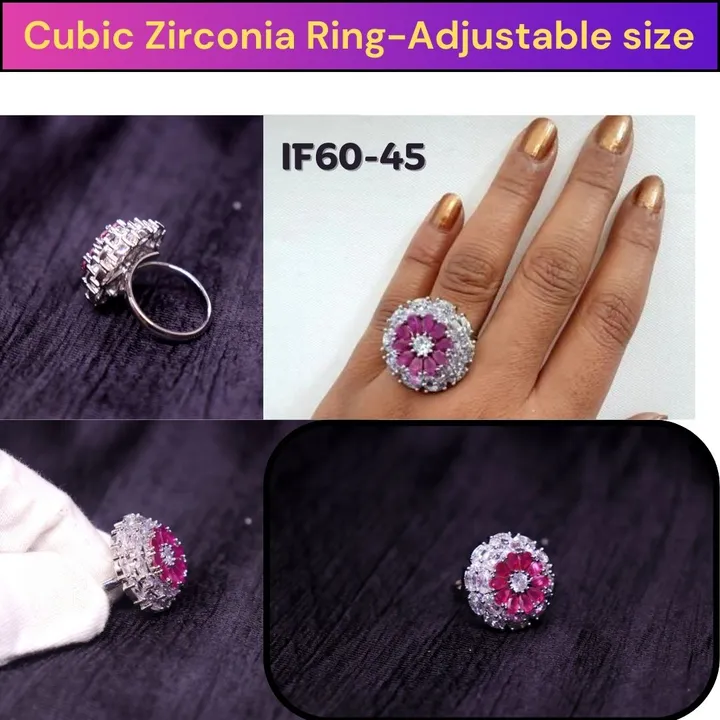 High quality Cubic zirconia ring uploaded by CULTURE on 12/23/2023