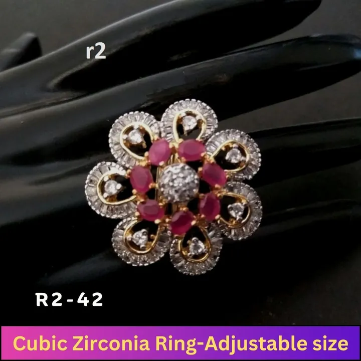 Premium quality Cubic zirconia rings uploaded by business on 12/23/2023
