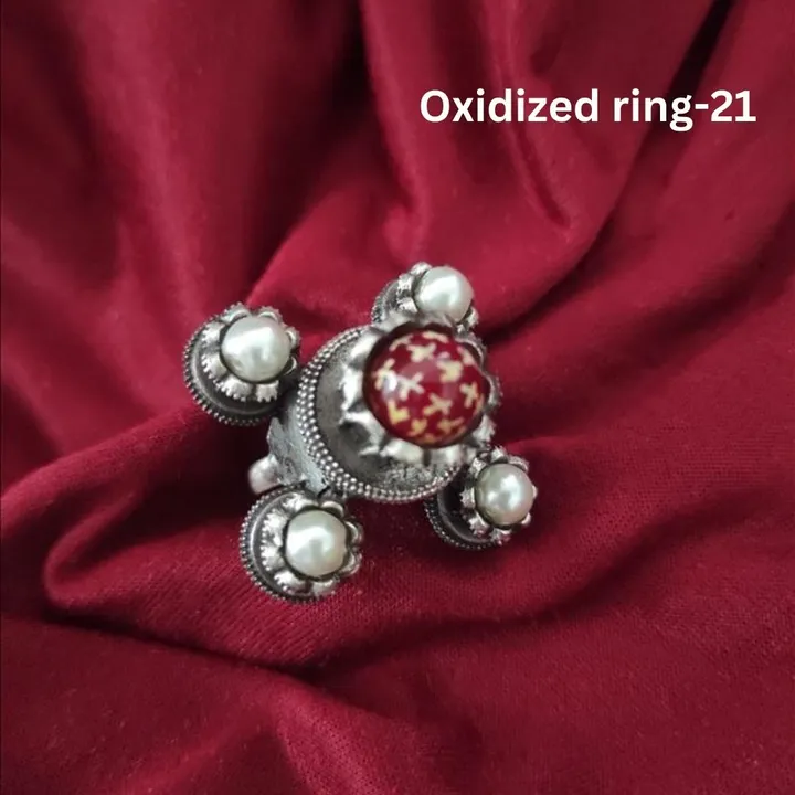 Buy Jyesh Jewel German Silver Rings for Women (RG-0010) at Amazon.in