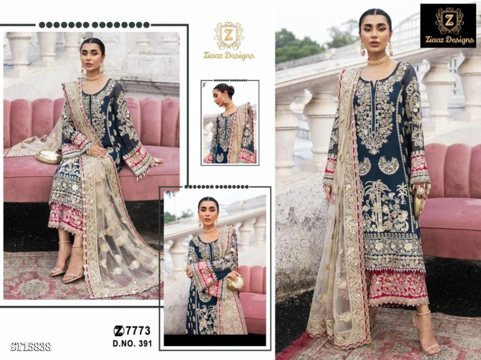1. **Catalog Name:** *Ziaaz Designs* Superhit Designs - Code 391 Semi Stitched (Semi-Stitched Heavy  uploaded by ASIFIZ on 12/23/2023