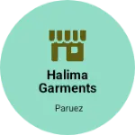 Business logo of Halima garments