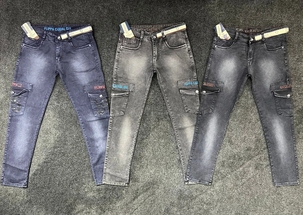 6 Pockets Cotton By Cotton Fabric Power Lycra Jeans 👖🔥 For Men  uploaded by business on 12/23/2023