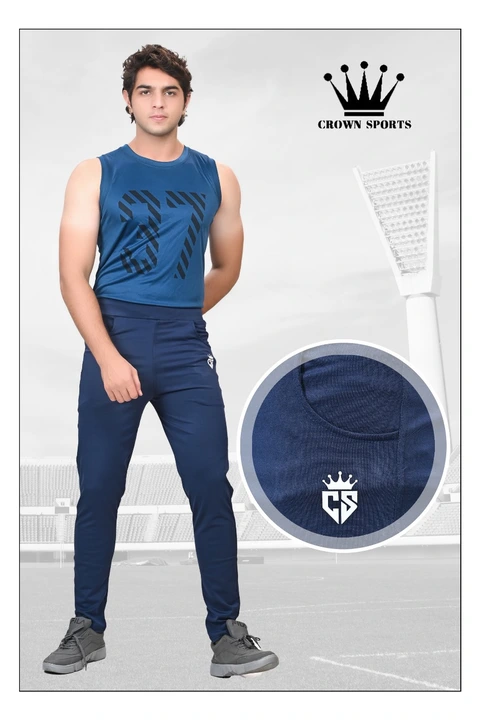 Black Bunny laycra track pants premium quality in multi color size.M.L.XL  uploaded by Crown sports  on 12/24/2023