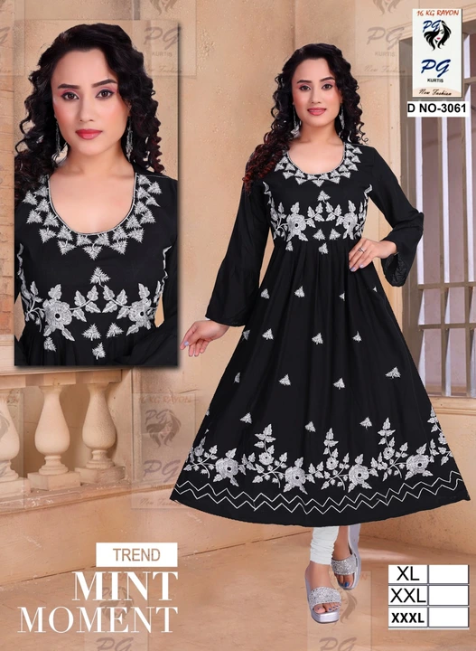 Embroidery kurti uploaded by business on 12/24/2023