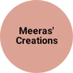 Business logo of Meeras' creations
