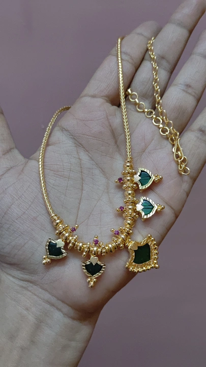 Gold plated Kerala Necklace  uploaded by business on 12/24/2023