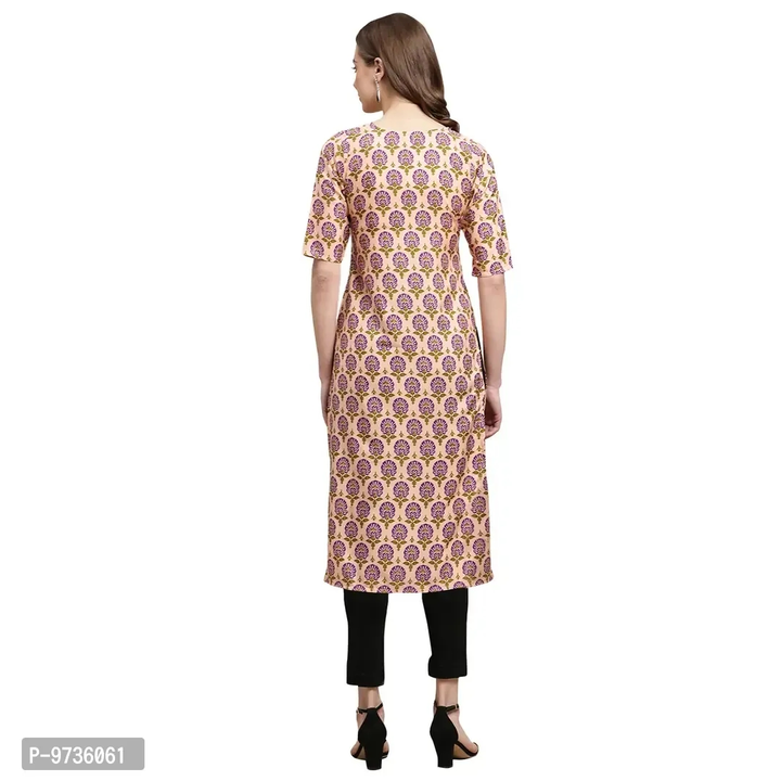 Fashionable straight multicolored printed crepe kurta for women (combo pack of 4) uploaded by Auraconvey on 12/25/2023