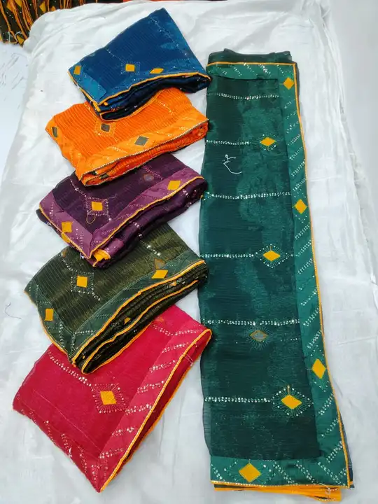 Fancy saree uploaded by Shree kamdhenu textile on 12/25/2023