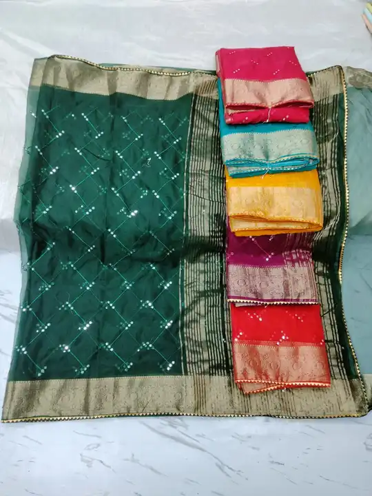 Fancy saree uploaded by Shree kamdhenu textile on 12/25/2023