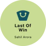 Business logo of LAST OF WIN