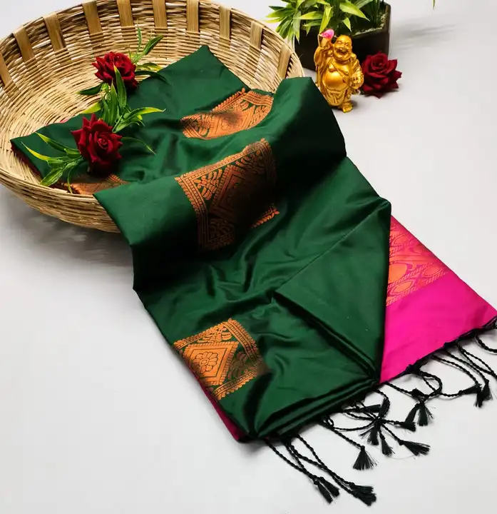 Soft silk sarees uploaded by business on 12/25/2023