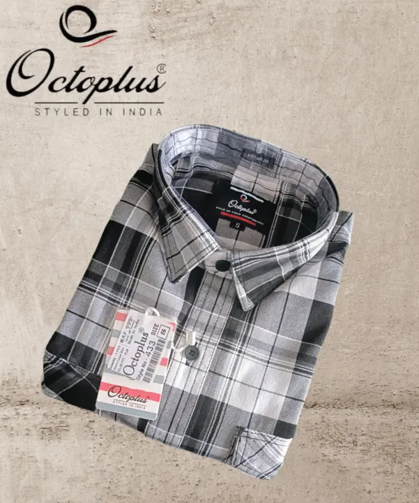 Post image Hey! Checkout my new product called
Octoplus Premium Double pocket check shirt .