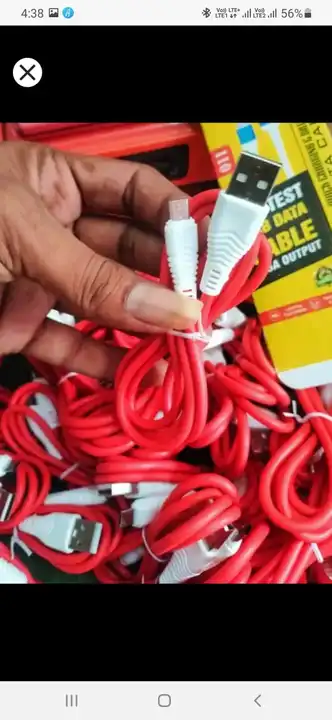 V8 Cable With Box Packing  uploaded by Shopping Club India on 12/25/2023