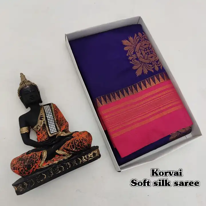 Korvai soft silk sarees uploaded by SPA COLLECTIONS on 12/26/2023