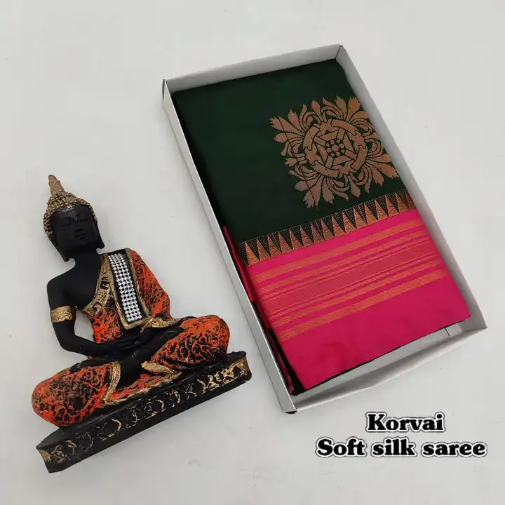 Korvai soft silk sarees uploaded by business on 12/26/2023