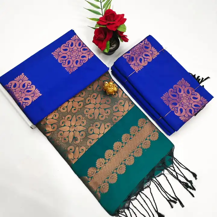 Soft silk sarees uploaded by business on 12/26/2023