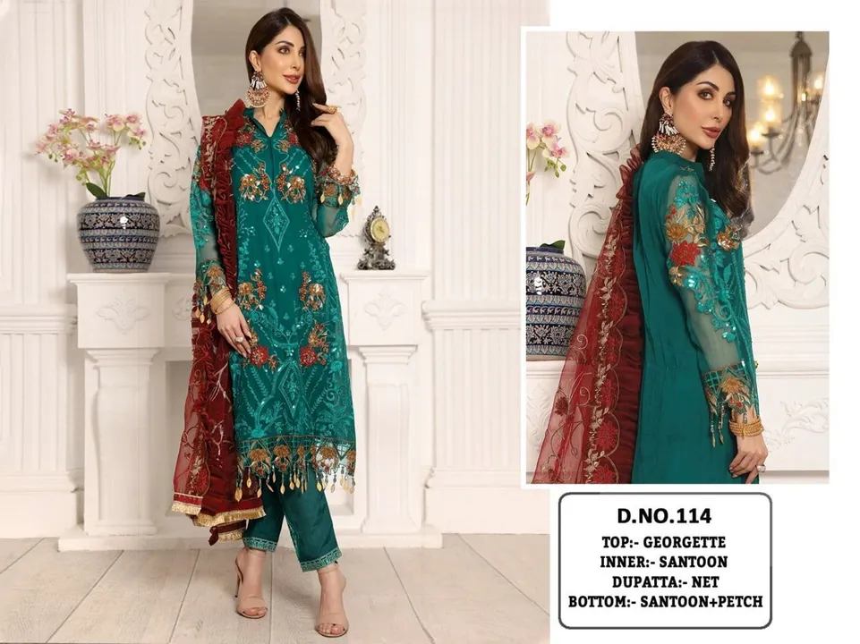 Suit uploaded by Taha fashion from surat on 12/26/2023