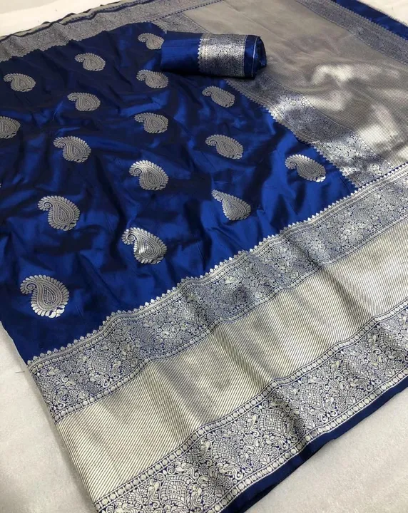 Soft silk saree with zari weaving  uploaded by business on 12/26/2023