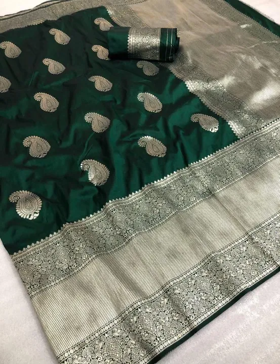 Soft silk saree with zari weaving  uploaded by Suyukti Creation on 12/26/2023