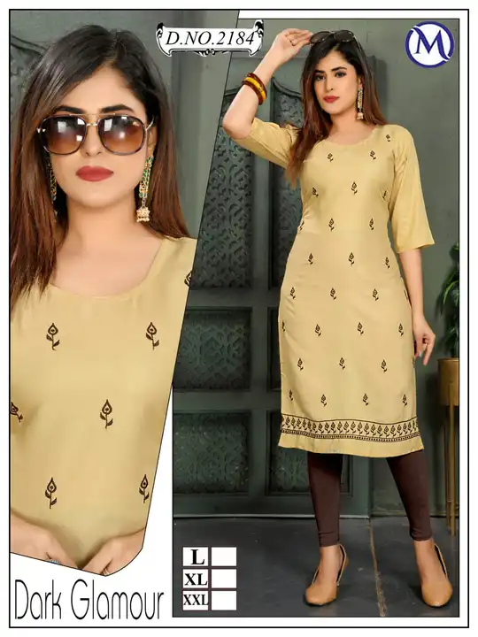 Thread Work Embroidery Kurti uploaded by business on 12/26/2023
