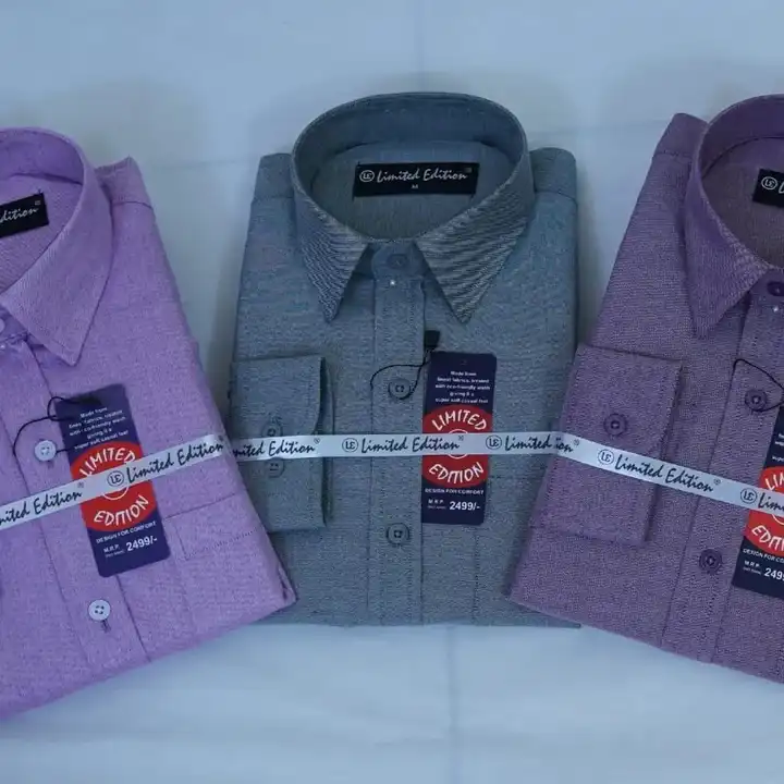 Men's Shirts 
200 PC's Only

Fabric.  - Cotton/Twill 
Size.      - M L XL 
MOQ.    - 100 PC's 
Price uploaded by Krisha enterprises on 12/26/2023