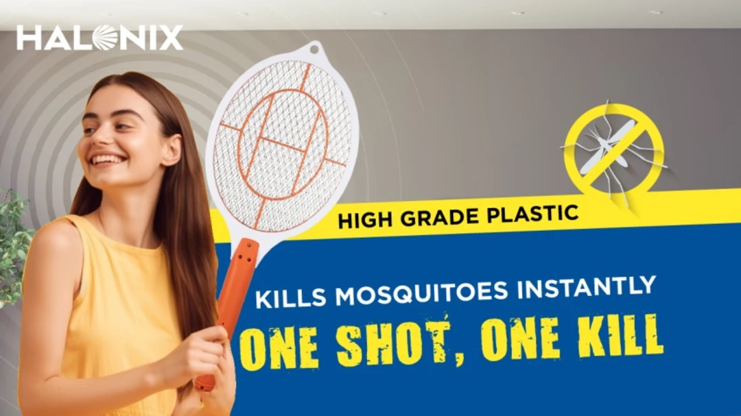 Halonix mosquito racket premium bugg zapper  uploaded by Pooja traders on 12/26/2023
