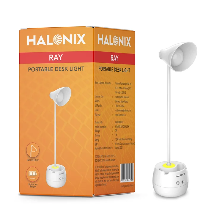 Halonix ray rechargable led study lamp  uploaded by business on 12/26/2023
