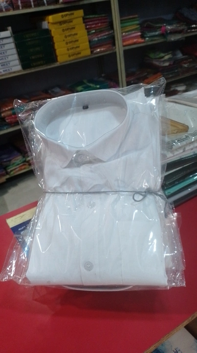 Cotton white shirt  uploaded by Gayatri collection jalkot Maharashtra  on 12/26/2023