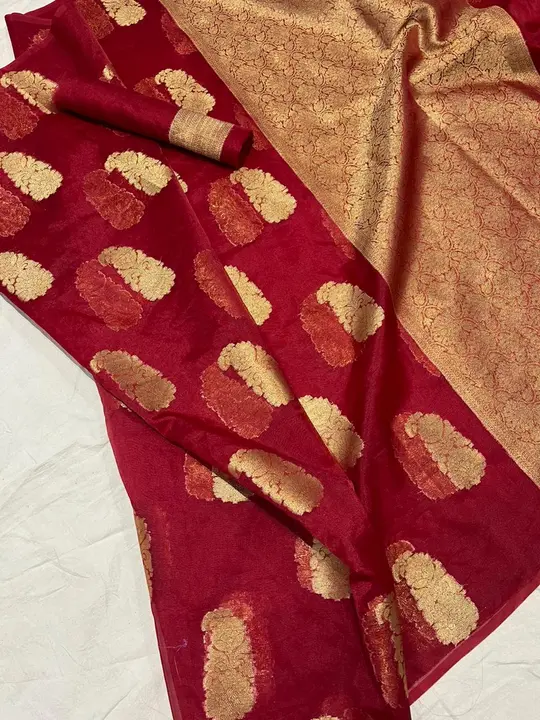 Banarasi kora organza silk  uploaded by NOOR FABRICS.  on 12/26/2023