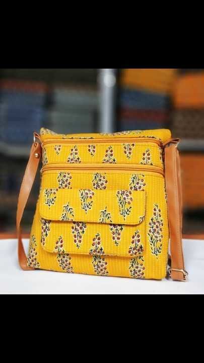*Kangaroo sling*
Traditional look
Multiple compartments
Spacious
Size: 9 x 10 inch
Perfect for daily uploaded by Fashion is passion/ on 3/24/2021