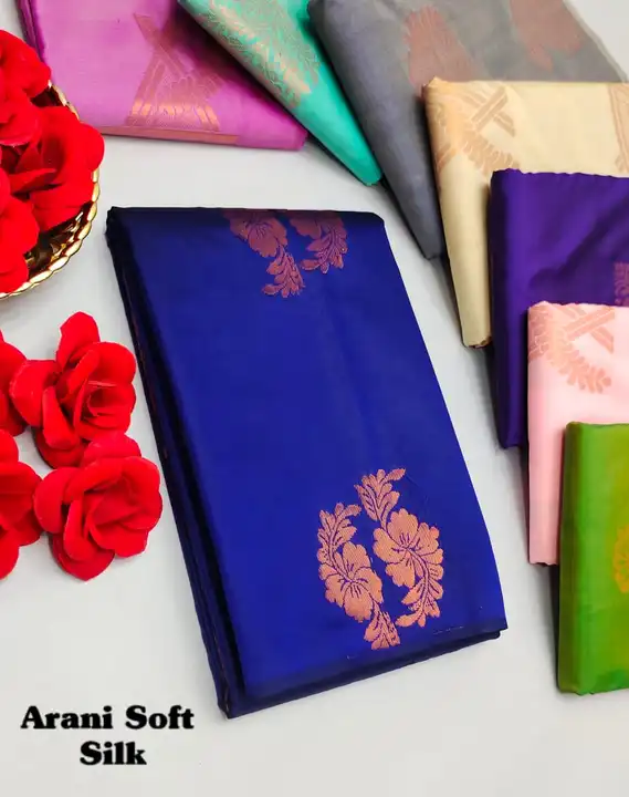 Arani soft silk saree uploaded by SPA COLLECTIONS on 12/27/2023