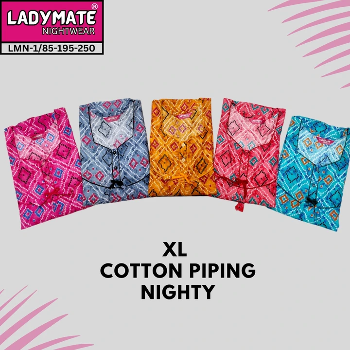 XL COTTON PIPING NIGHTT uploaded by business on 12/27/2023