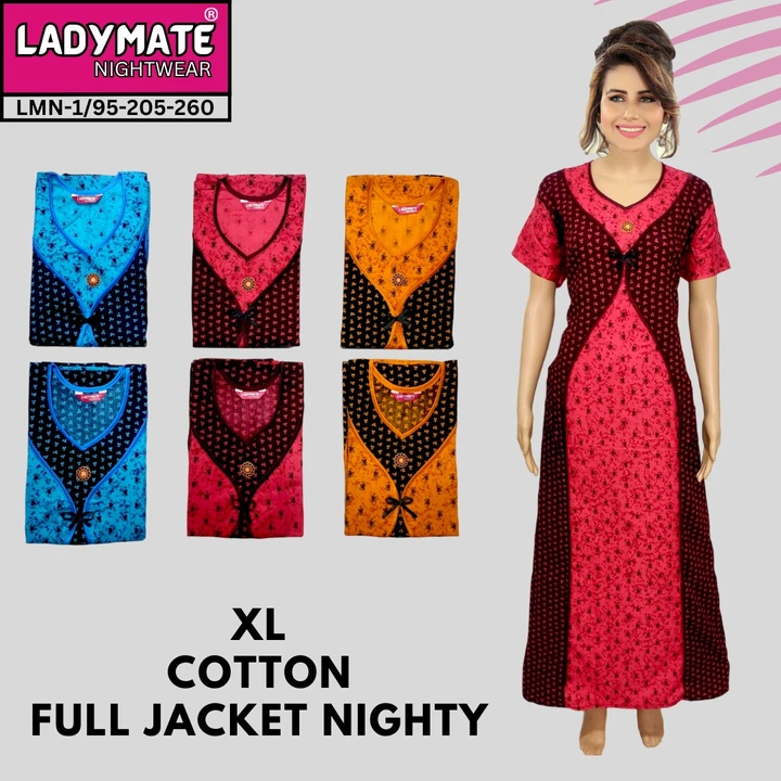 XL COTTON FULL JACKET NIGHTY uploaded by Jai Ambe Enterptises on 12/27/2023