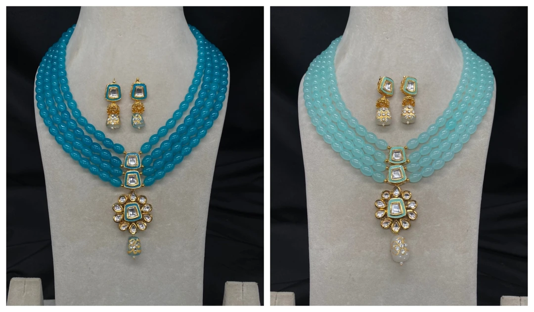 Kundan necklace set  uploaded by business on 12/27/2023