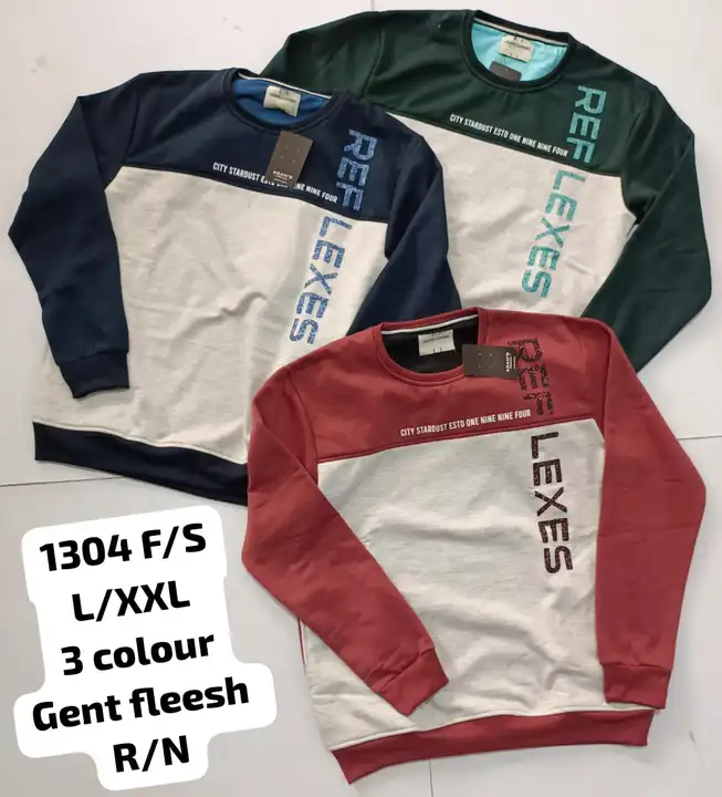 Sweatshirt L-XXL 2thread fleece uploaded by Ramdev Hosiery on 12/27/2023