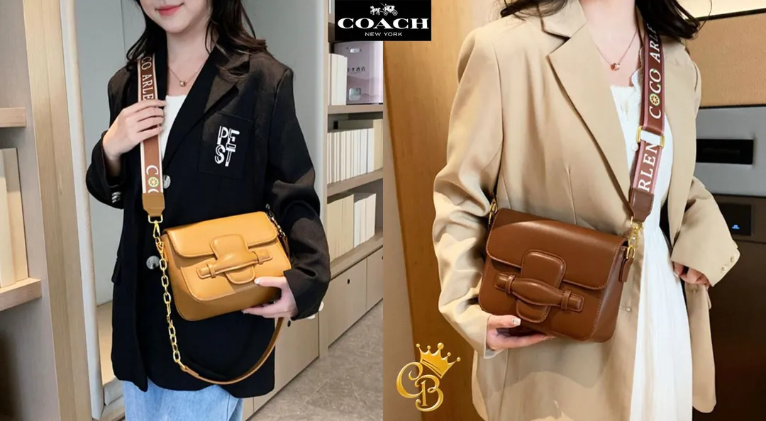 Post image BRAND - *COACH Style*
*_High Quality Imported Stylish Adjustable Handy+Crossbody Bag_*

SIZE - *8.2x6.2 Inch*

STOCK - LTD
Bw
What's app no. 7003038096