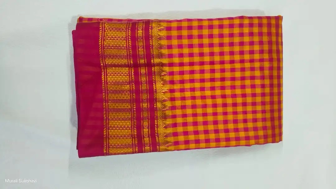 Pure Silk sarees with contrast blouse  uploaded by business on 12/27/2023