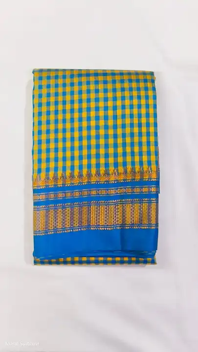 Pure Silk sarees with contrast blouse  uploaded by Aadhya Sarees on 12/27/2023