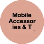 Business logo of Mobile accessories & tempered glass