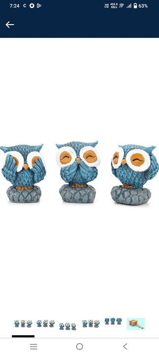 Owl Set of 3  uploaded by Neema Impex India on 12/27/2023