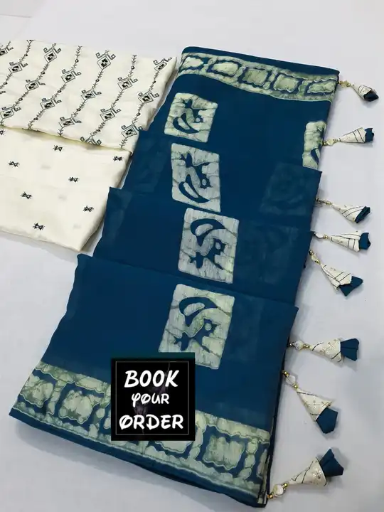 🙏 *online Brand* 💓

💞Soft mulmul cotton  Saree......

💞 Beautiful hand made tussel in all over s uploaded by business on 12/27/2023