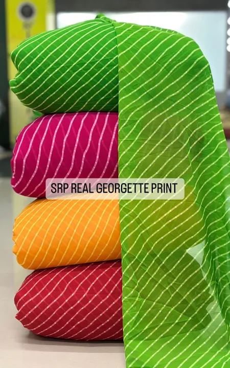 Georgette print big pana uploaded by Huma fabrics on 12/28/2023